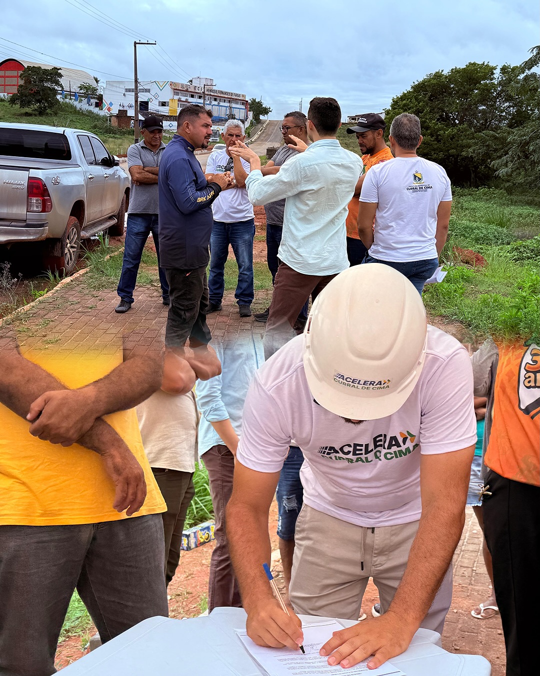 Curral de Cima deu início à requalificação da entrada da cidade