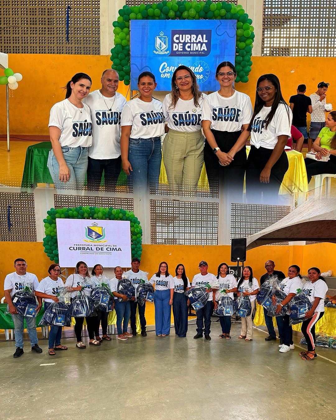 Curral de Cima realizou Feira de Saúde no Ginásio “O Lourenção”