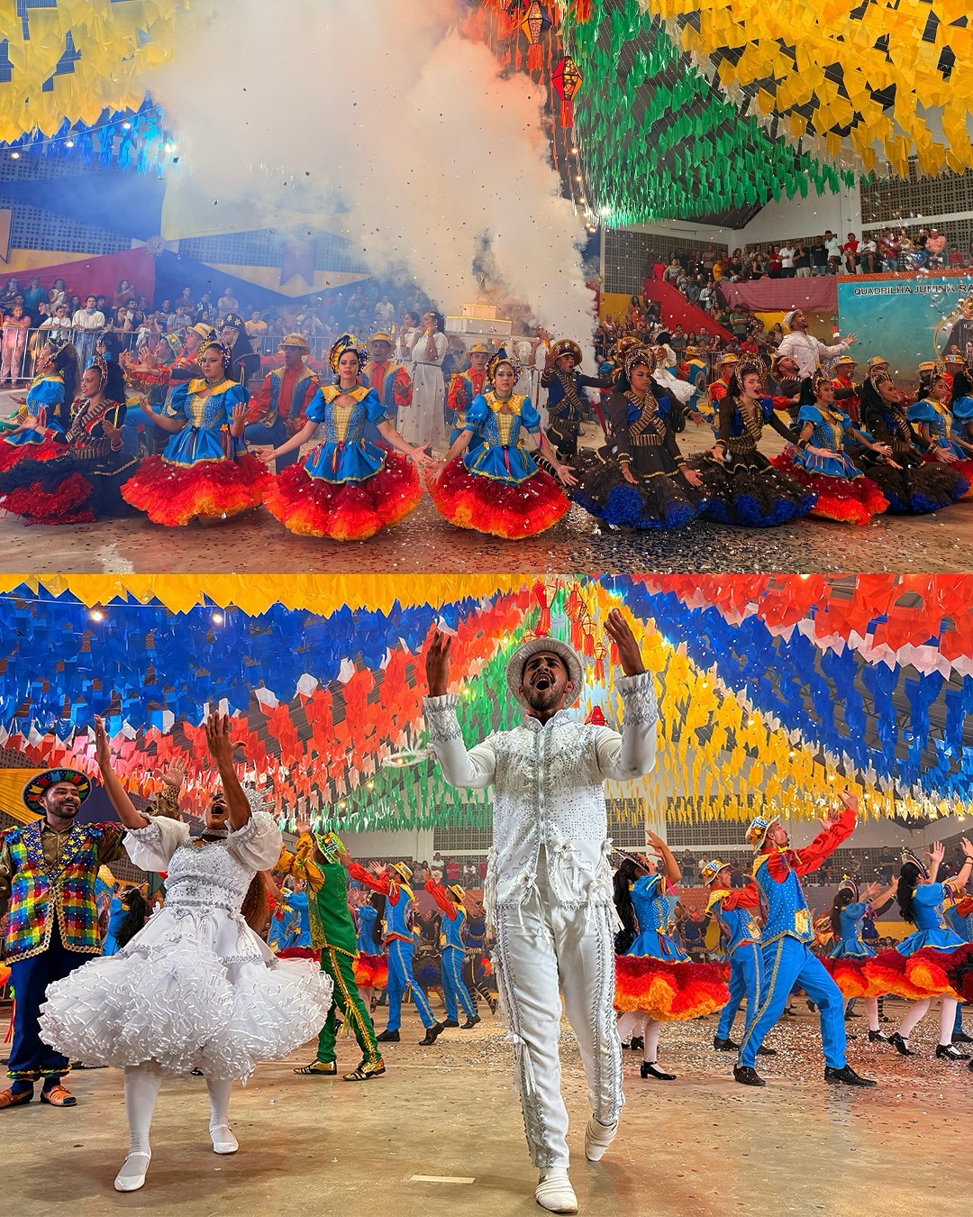 Festival de Quadrilhas Juninas de Curral de Cima celebra a tradição e reúne grande público
